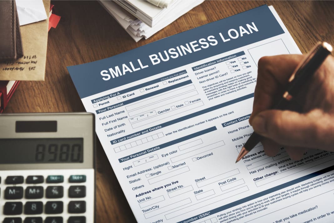 Small business loan paperwork and application